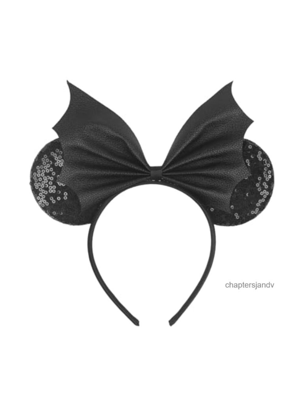 Mouse Ears Bat Headband Sequins Hair Accessory Halloween Cosplay